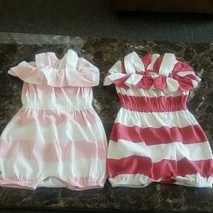 Polo ralph lauren short rompers 9m